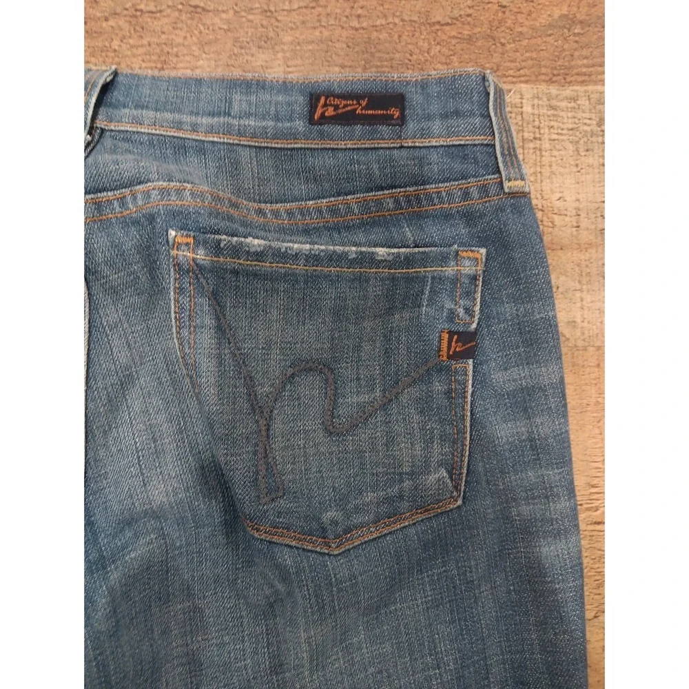 Citizens Of Humanity Jeans Womens sz 28 Kelly 001 Stretch Low Waist Bootcut 2573 - Picture 15 of 16